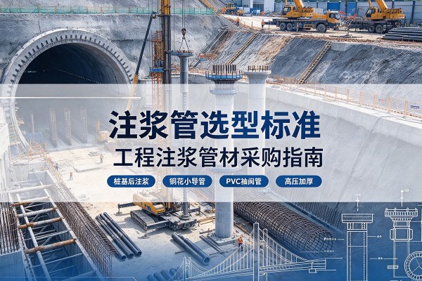 河南注浆管选型标准